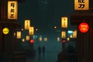 《萤火纪年》河堤边少年群像场景封面